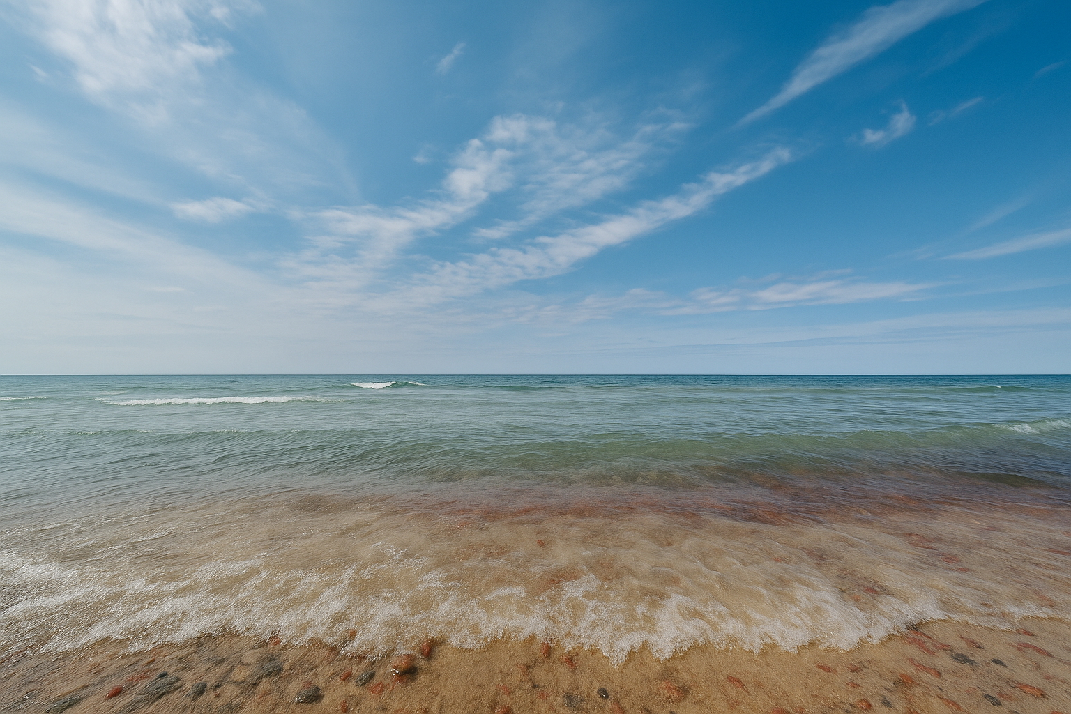 Couple planning wedding at scenic location