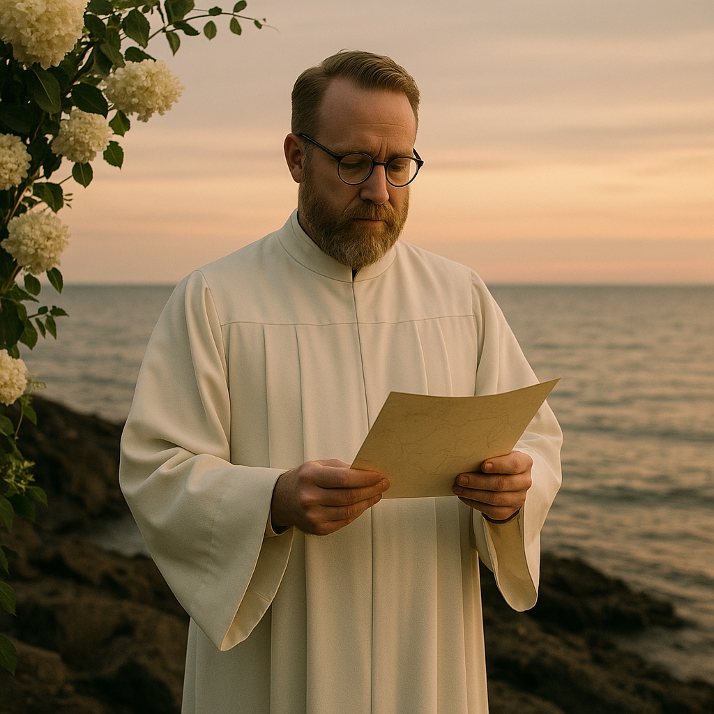 Lake Superior wedding ceremony